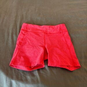 Women's Red Biker Shorts - Outdoor Voices